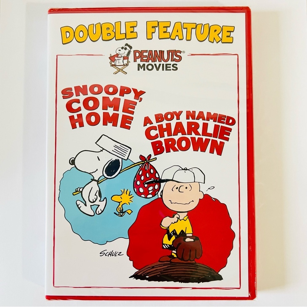Peanuts Movies DVD Double Feature Snoopy Come Home A Boy Named Charlie Brown